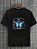 Camiseta Masculina Preta 100% Algodão Butterflies Freedom - Imagem 1