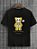 Camiseta Masculina Preta 100% Algodão Urso Escape Reality - Imagem 1