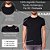 Kit 10 Camiseta Branca Lisa Básica Camisa Malha 100% Algodão - Imagem 5