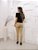 Calça Feminina Jogger – Sarja Bege - Imagem 7