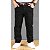 Jogger Jeans Preto Masculino – Plus Size - Imagem 8