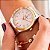 Kit Relógio Champion Feminino Bicolor Luxo + Pulseira Berloques – Presente Ideal p/ Namorados, Mães e Esposa (CN29409S) - Imagem 3