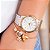 Kit Relógio Champion Feminino Bicolor Luxo + Pulseira Berloques – Presente Ideal p/ Namorados, Mães e Esposa (CN29409S) - Imagem 5