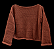 Blusa de Tricô Meia Manga Feita à Mão - Moda Autoral - Imagem 4