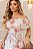 VESTIDO CLARA FLORAL BRANCO COM ROSA - Imagem 3