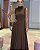 Vestido MIDI chocolate - Imagem 3