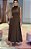 Vestido MIDI chocolate - Imagem 1