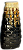 VASO PRETO COM MECLAS BEGE G - Imagem 1