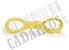 Cadarço de Tênis Amarelo Chato Alg 120cm (Par) - Imagem 2