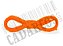 Cadarço de Tênis Laranja Fluor Oval Pol (Par) - Imagem 3
