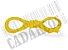Cadarço de Tênis e Sapatênis Amarelo Achatado Pol (Par) - Imagem 2