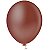 BALÃO REDONDO LISO 5" MARROM - 50 UNIDADES - PIC PIC - Imagem 1