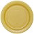 PRATO DESCARTAVEL RASO - DOURADO - 10 UNIDADES - BELLO FESTAS - Imagem 1