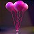 SUPORTE DE BALÕES GRIN HOLDER ESPIRAL ROSA NEON COM 5 HASTES - 01 UNIDADE - GRINTOY - Imagem 1