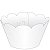 WRAPPER PARA CUPCAKE TRADICIONAL BRANCO - COD. 12.1 - COM 12 UNIDADES - NC TOYS - Imagem 1