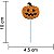 PALITOS DECORATIVOS FESTA  HALLOWEEN ABÓBORA - COM 06 UNIDADES  - REF 205113  - PIFFER - Imagem 2