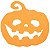 APLIQUE EM EVA  HALLOWEEN ABÓBORA - REF 205011 - COM 01 UNIDADE - PIFFER - Imagem 1