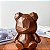 FORMA DE CHOCOLATE URSO LAPIDADO  -  COM SILICONE - CÓD 3665 - COM 01 UNIDADE - BWB - Imagem 1