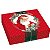 CAIXA RETANGULAR PARA PRESENTE DE NATAL COM TAMPA TAM P 17X14X5 CM  - 01 UNIDADE - CROMUS - Imagem 1