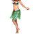 SAIA HAVAIANA 40CM VERDE PARA CARNAVAL - CONTÉM 01 UNIDADE - LOJA DO ABENÇOADO - Imagem 1