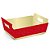 CESTA ¨ VERMELHO/OURO ¨ DIA DAS MÃES TAM MG 27X18,5X9,5 - 1 UNIDADE - CROMUS - Imagem 1