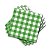 GUARDANAPO PREMIUM XADREZ  VERDE 19.5CM X 21,5CM DAFESTA 40U - Imagem 1