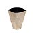 VASO DECORATIVO DOURADO 14CM X 6CM X 11 - 1 UNIDADE - CROMUS - Imagem 1