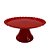 BOLEIRA VERMELHA 20CM PEDESTAL LISO - 1 UNIDADE - NGB - Imagem 1