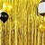 CORTINA METAL DOURADA PARA FESTA 100X200CM - 01 UNIDADE - YDH FESTAS - Imagem 1