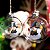 BOLINHA NATAL PORTA FOTO BOLA ESFERA ACRÍLICO PERSONALIZAR 7CM 24UN - Imagem 2