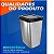 OFERTA 2 LIXEIRAS CESTO BANHEIRO COZINHA ESCRITÓRIO 9 LITROS METALIZADO C/ TAMPA CLICK TAMPA ABRE E FECHA - Imagem 7