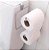 -SUPORTE DUPLO CROMADO PORTA PAPEL HIGIENICO CAIXA ACOPLADA PRIVADA - Imagem 3