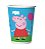 COPO DE PAPEL FESTA PEPPA PIG 180ML - 08 UNIDADES - REGINA FESTAS - Imagem 1