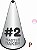 BICO DE CONFEITAR INOX PERLÊ / LISO #2 TAM P COD 2283 UN MASTER BAKER - Imagem 1