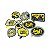 KIT PLACAS DECORATIVAS FESTA BATMAN - 09 UNIDADES - FESTCOLOR - Imagem 1