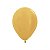 BALÃO DE FESTA LATEX R10'' 25CM - DOURADO METAL - 50 UNIDADES - SEMPERTEX CROMUS - Imagem 1