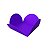FORMINHA PARA DOCES MODELO  07 ROXO  - COM 50 UNIDADES - FESTA E COMPANIA - Imagem 1