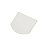 RASPADOR 4 FACES - POLIPROPILENO BRANCO - 13CM X 11,5CM - PP - SOLRAC - Imagem 1