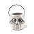MINI CALDEIRÃO CAVEIRA BRANCA HALLOWEEN - PACOTE COM 06 UNIDADES - YDH - Imagem 1