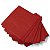 GUARDANAPO LISO VERMELHO - 20 X 21 CM - 50 UNIDADES - FLIP - Imagem 1