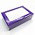 DISPENSER COM 40 GUARDANAPOS DESCARTÁVEIS - ROXO - CÓD.:971/17 - 14CM X 9CM X 4CM - KAIXOTE - Imagem 1