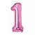 BALÃO DE NÚMERO METALIZADO PINK - NÚMERO 1 - 16' 40CM REF.: 8141 - MAKE+ - Imagem 1