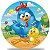 PAINEL REDONDO FESTA GALINHA PINTADINHA - 46,5 CM - 01 UNIDADE - PIFFER - Imagem 1