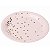 PRATO PAPEL 18CM CONFETES DOURADOS ROSA BEBE - 10 UNIDADES - SILVER FESTAS - Imagem 1