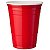 COPO AMERICANO 400ML VERMELHO BEER PONG RED CUP  - CONTÉM 25 UNIDADES - TRIK TRIK - Imagem 3