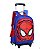 Mochila Escolar Infantil Homem Aranha com Rodinhas - Imagem 1
