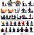 Lego Marvel / Lote com 32 bonecos - Imagem 1