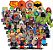 Lego Super Heróis / Kit com Personagens - Imagem 1