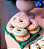 Donuts (medida aproximada 9cm) - 12 unidades - Imagem 1