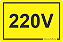 Etiqueta 220V Nr12 - 10 Unidades - Imagem 1